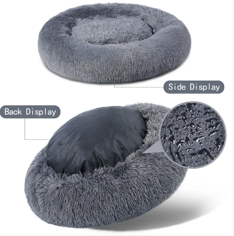 Pawsitive Mind Calming Donut Dog Bed